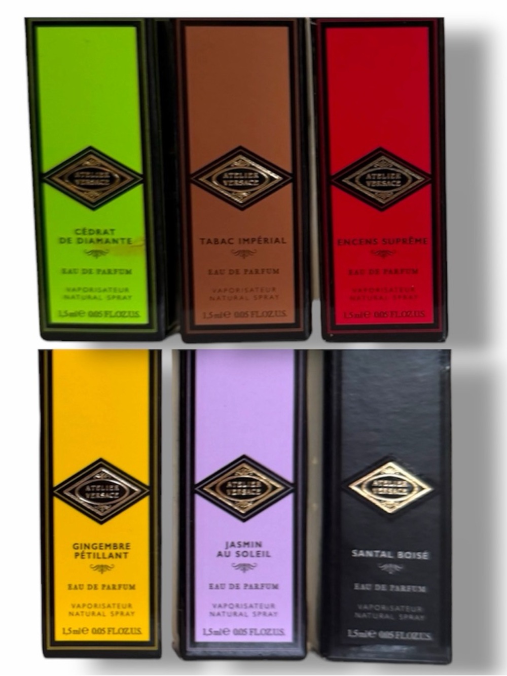 Exclusive Atelier Versace Eau de Parfum Collection Travel Spray YOUR CHOICE! NIB